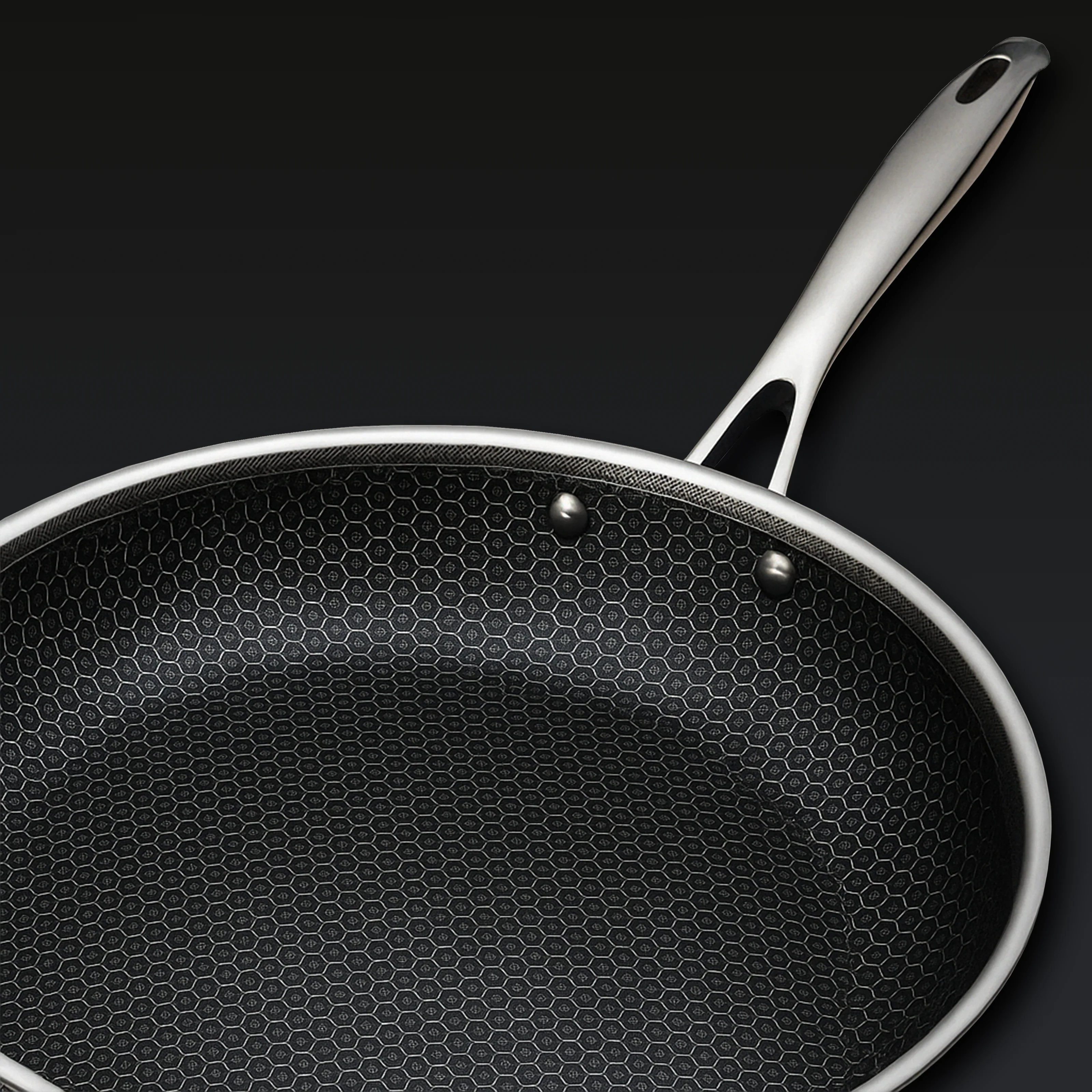 PureClad™ - 7 pc Hybrid Wok & Pans Set w/ Lids - Image 4